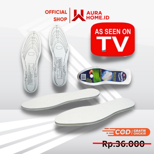 Sol Sepatu Memory Foam 1 Pasang / Alas Kaki Sol Insole Dalam Tambahan Sepatu Pria Wanita Cowok Cewek