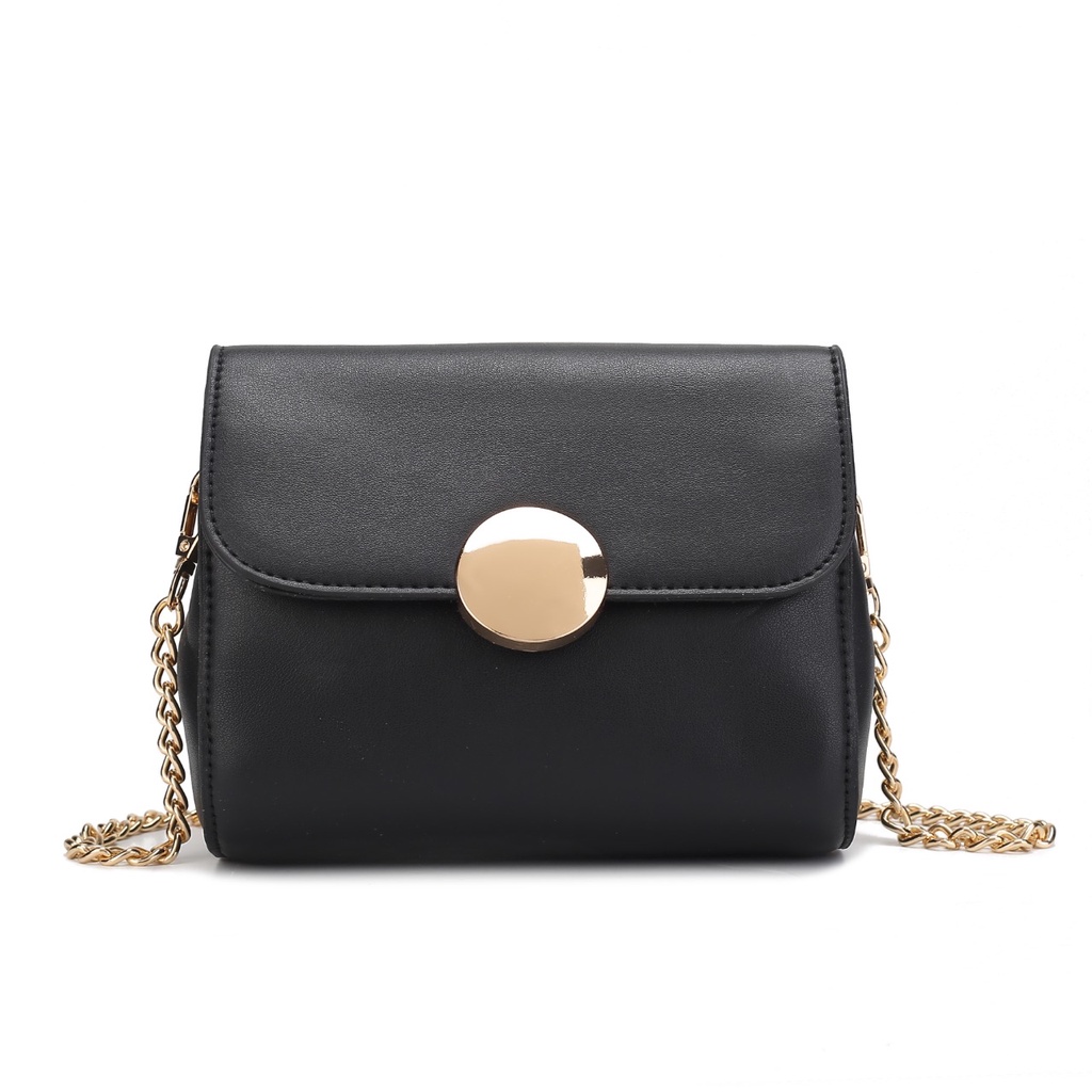 Tas Wanita Dikta Bag tas Selempang wanita pushlock Magnet tas Bahu Wanita CIRCULAR BUCKLE #203