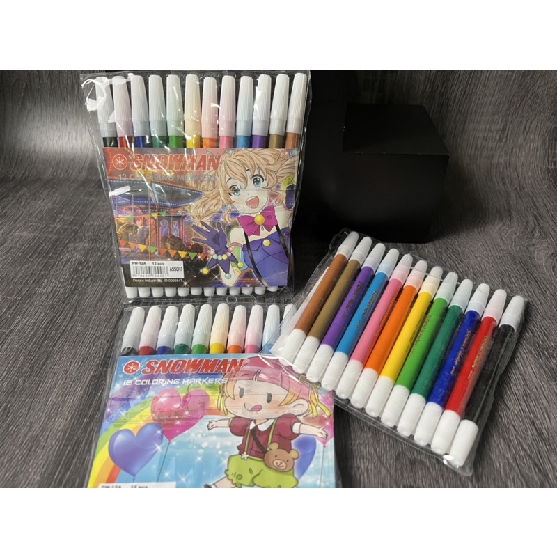 

Spidol Snowman 12 warna