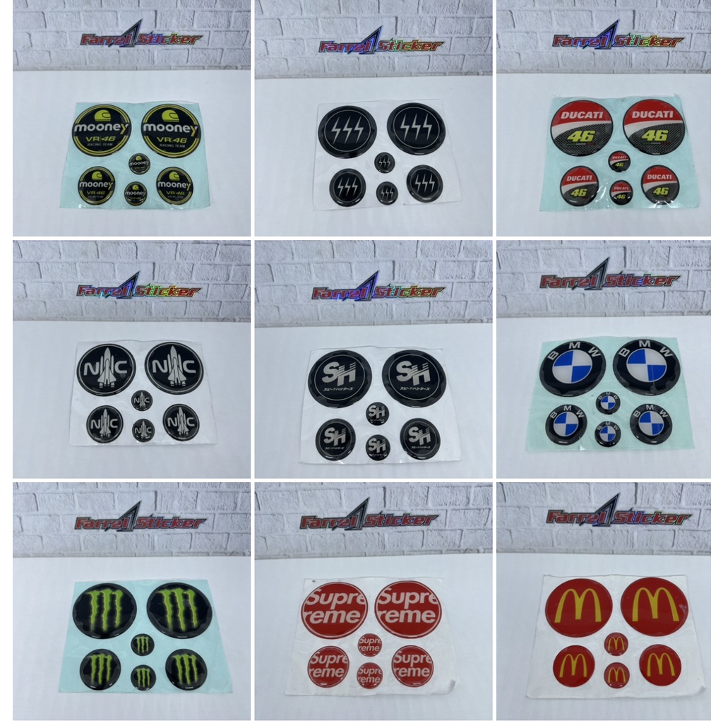 STIKER NMAX AEROX LEXI SET STICKER TIMBUL EMBLEM SSS LENTUR