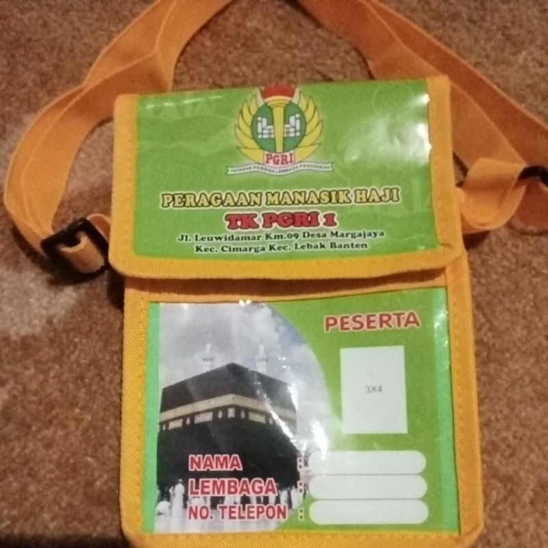 Tas manasik haji tk d paud + logo lembaga