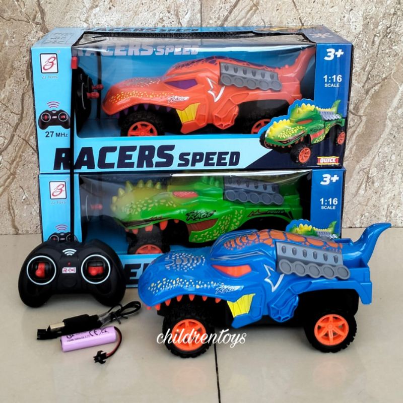 Mobil remote control, Mainan Mobil Remote control Monster, remote control Racers Speed