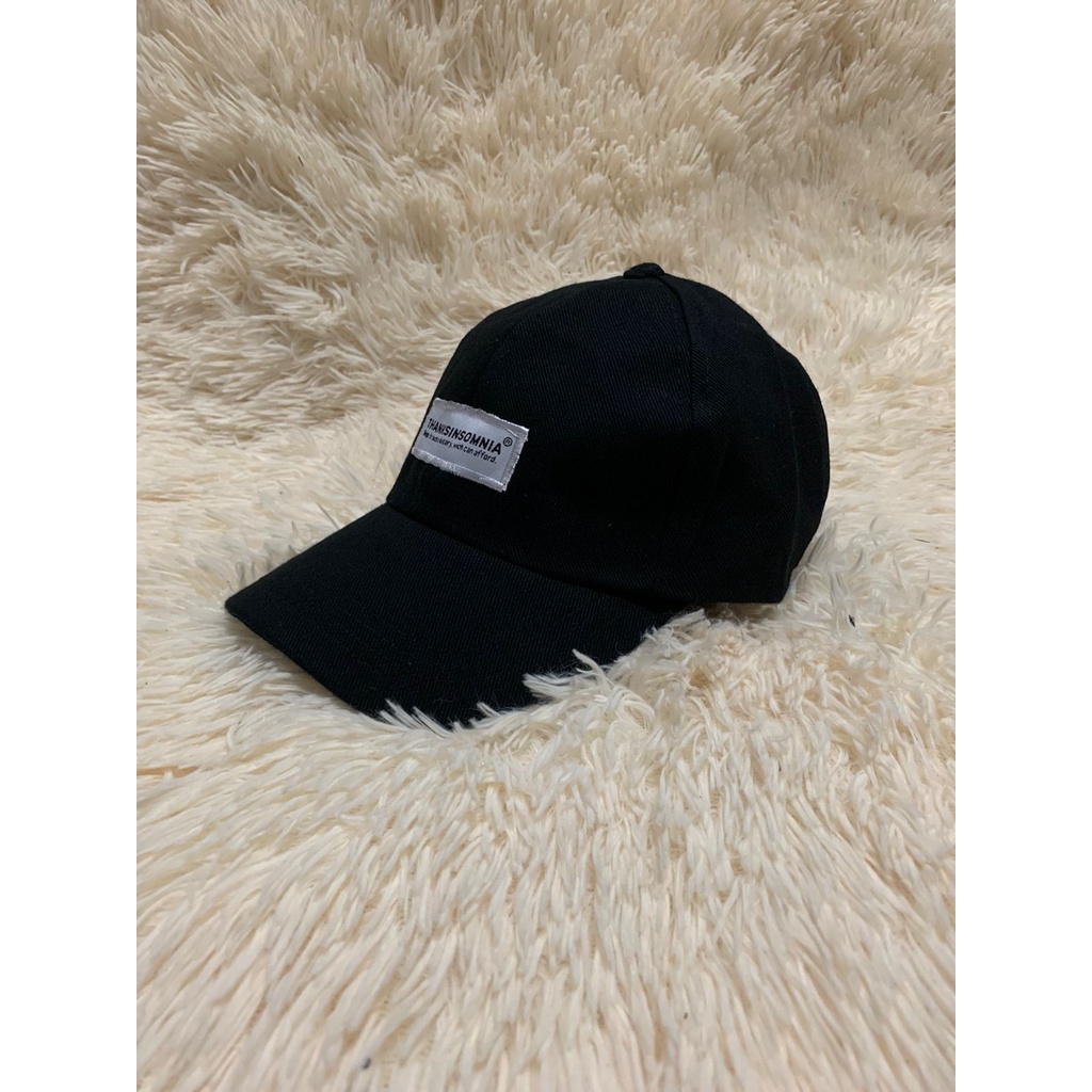 Topi baseball thanksinsomnia cap bordir pria wanita bahan ravel COD