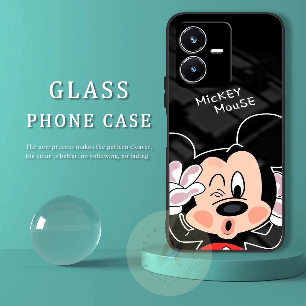 Softcase Glass VIVO Y22 2022 - GK25 - Case HP VIVO Y22 2022 - Case VIVO Y22 2022 - Kesing HP VIVO Y2