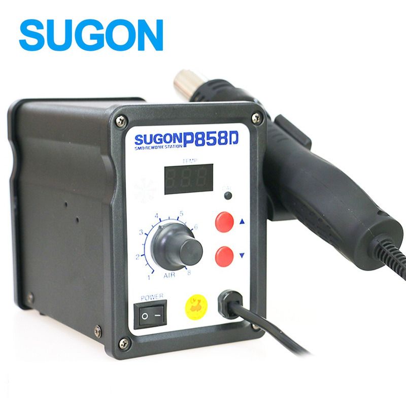 BLOWER HOT AIR SUGON P858D REWORK STATION SOLDER UAP DIGITAL