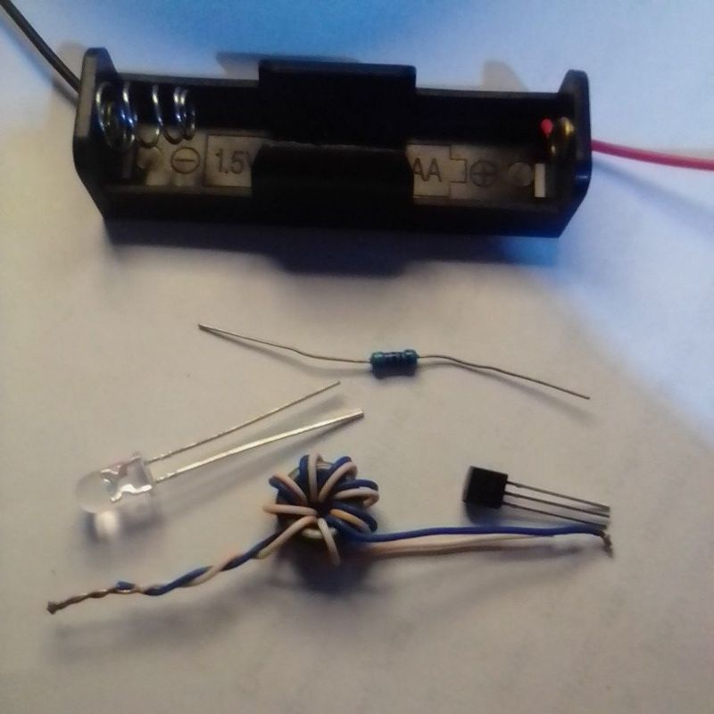 JT MODUL DIY Paket Joule Thief JT DC to DC Basic Project KIT