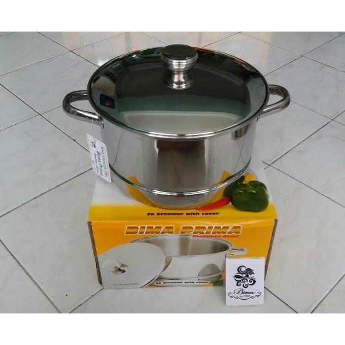 Panci Bima 26 Cm Steamer With Cover (Kukusan 26 Cm Bima)