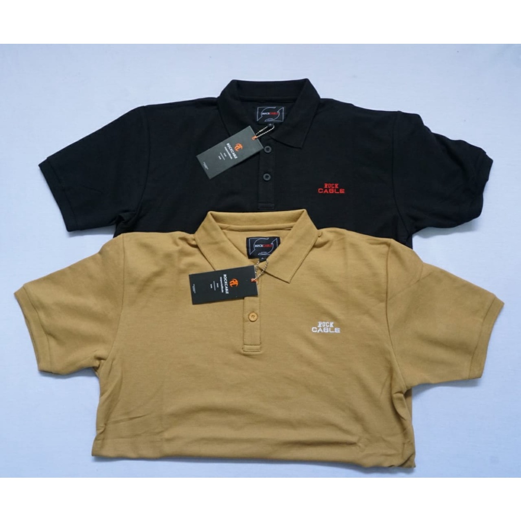 Kaos kerah pria / polo t shirt pria / atasan OOTD pria / baju polo pria