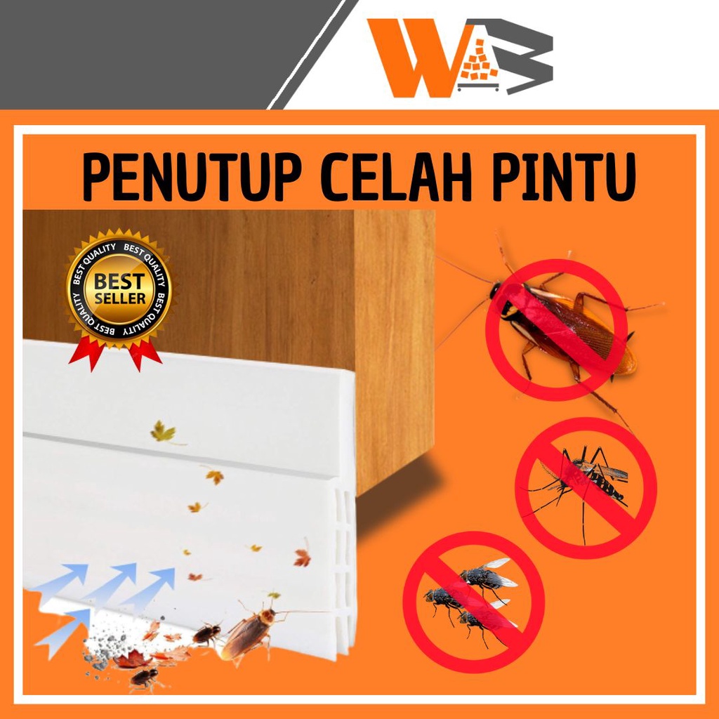 COD Penutup Celah Pintu Alas Pintu Penutup Celah Bawah Pintu Rumah Ganjal Bawah Pintu Anti Debu Serangga Kecoa Nyamuk Lalat E64