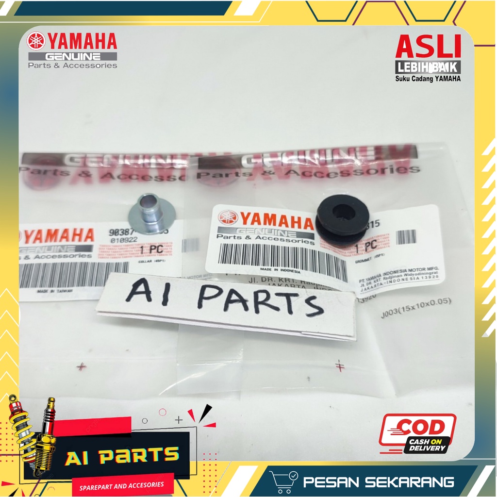 GROMET DAN BOSH SPAKBOR DEPAN MIO SPORTY SMILE ORIGINAL ORI YAMAHA