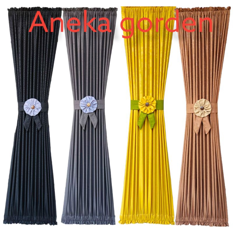 gorden pita gorden jendela gorden minimalis tirai sepiral