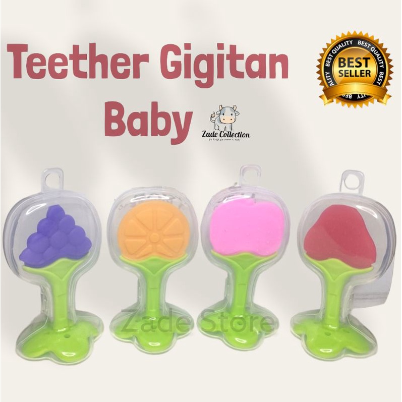 Teether Pisang Bayi Teether Banana Silicone Teether Toothbrush TT-01 Sikat Gigi Bayi Sikat Gusi Bayi Sikat Bayi