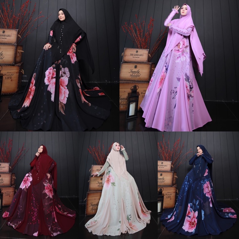 (FREE TAS ELDEENA) KAHIYANG BESTARI NEW ELDEENA SYAR’I / DRESSCODE ELDEENA JATIM / TERBARU SEPTEMBER