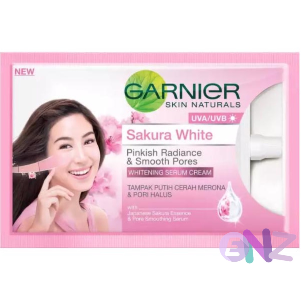 ENZ ®  Garnier Bright Complete / Light Complete / Sakura White  Whitening Serum / Garnier Sachet / Garnier Serum 2001