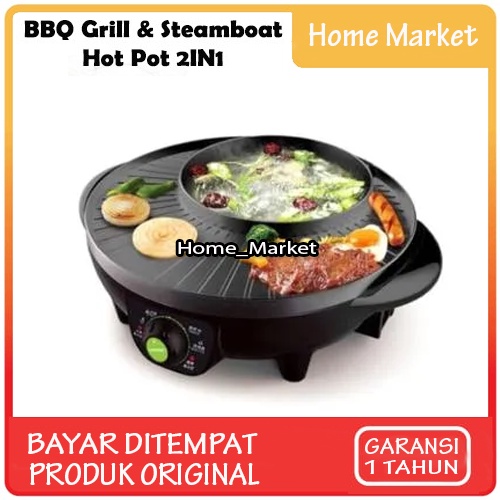 Panci sukiyaki / Panci shabu shabu /Panci grill /Panci steamboat FLECO F-602