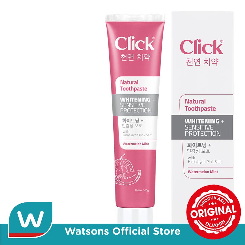 Click Natural Tooth Paste White Sensitive 100Gr