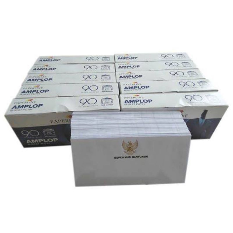 

Amplop Putih Cetak Garuda Foil Hotprint Gold 1 Warna