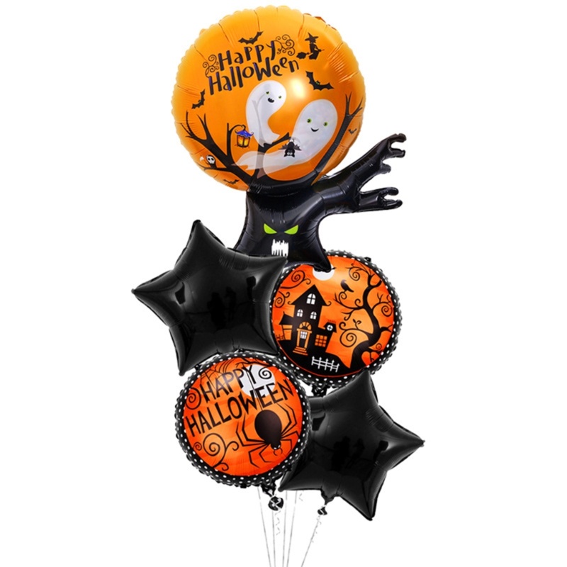 Balon Foil Desain Penyihir Halloween Untuk Anak