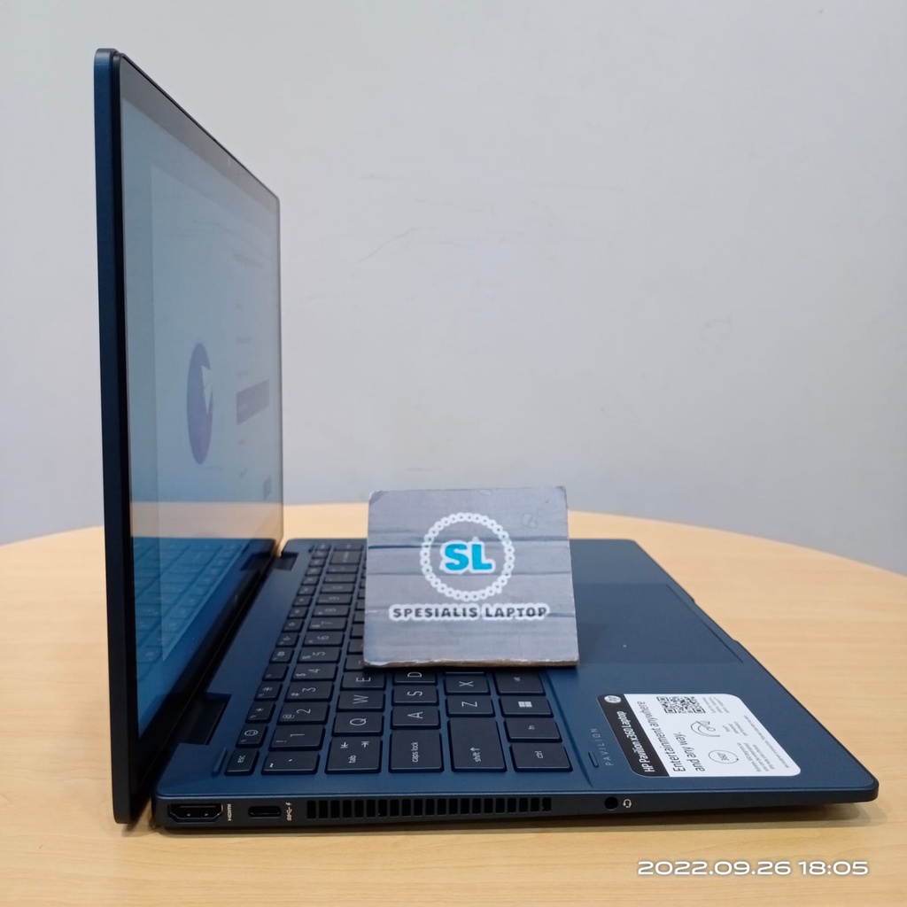 LAPTOP TOUCHSCREEN BARU HP PAVILION X360 14 INTEL i3 1215U 8GB 512GB 14&quot; FHD IPS TOUCH WIN11