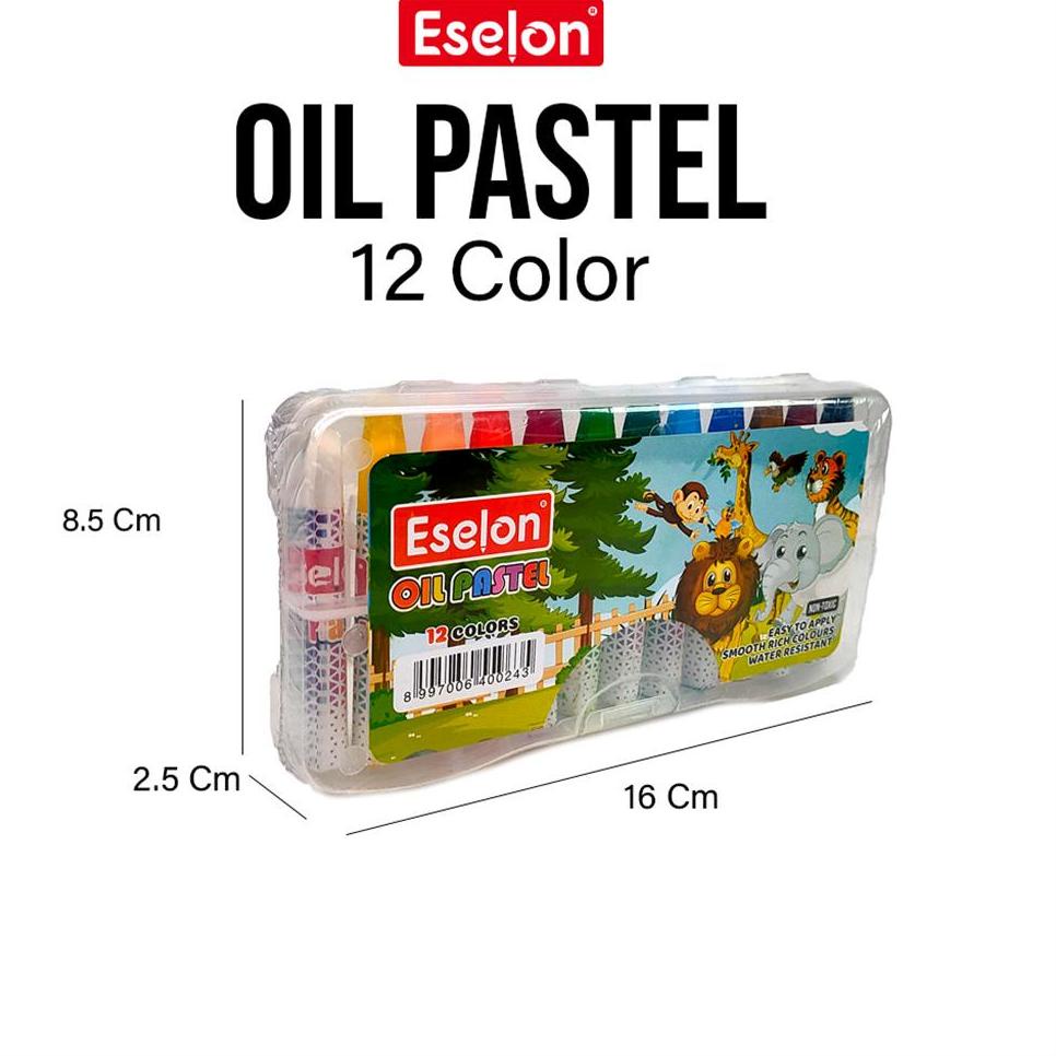 

TERBARU Crayon / Oil Pastel / Crayon Eselon 12 colors 2286 ⇝