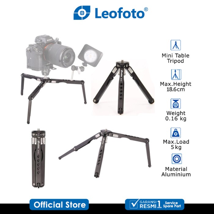 Leofoto MT-03 Mini Table Tripod Spider Camera