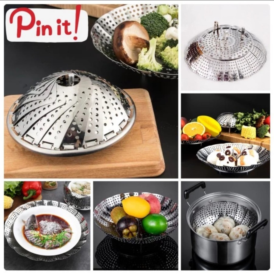 teratai steamer / alat kukus bentuk teratai diameter 15 cm