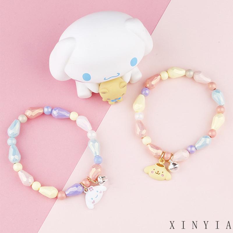 Xia.id Gelang Tangan Anak Perempuan Desain Kartun Kucing Anjing Cinnamoroll