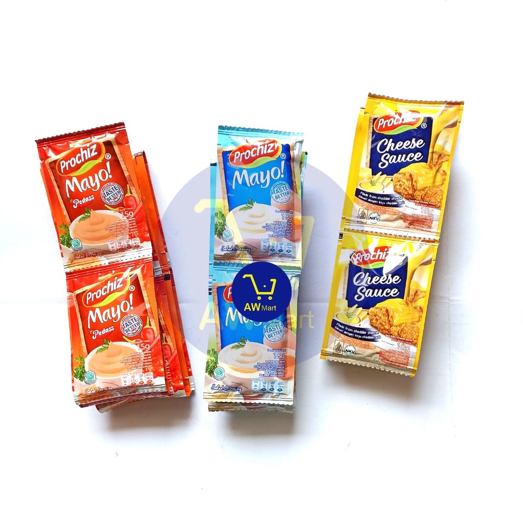 PROCHIZ MAYO RENCENG ISI 10 SACHET X 18GR - MAYONAISE PROCHIZ 180GRAM 1 RENCENG