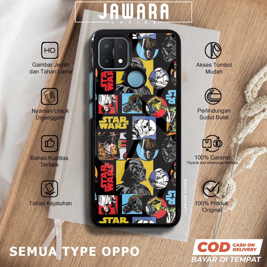 Case Oppo A15 A15S Casing Oppo A15 A15S Jawara Casing [STWR] Case Glossy Case Aesthetic Custom Case 