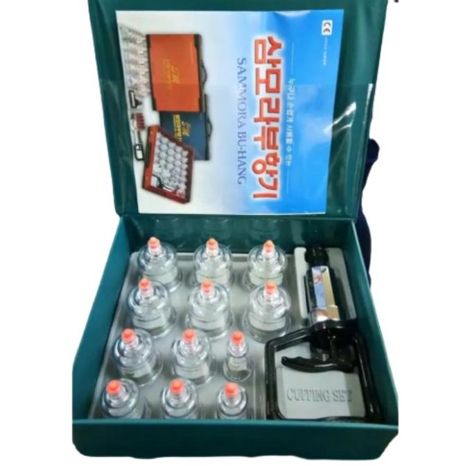 Alat Bekam Sammora Biru Isi 12 Origina/ Alat Bekam