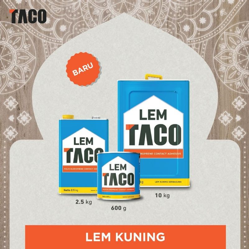 

Lem Taco / Aibon/ Lem kuning / Lem serbaguna - 10KG