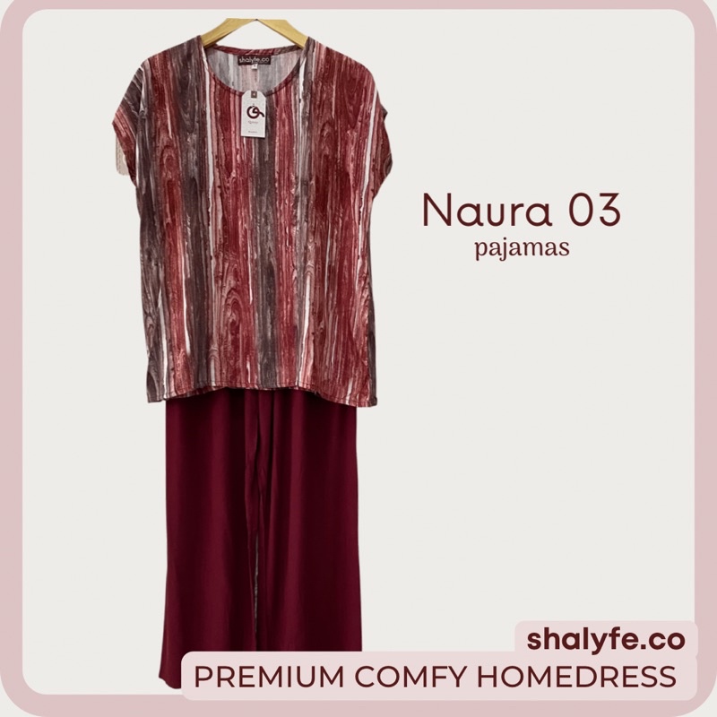 Naura pyjamas by SHALYFE.CO / pajamas / baju tidur celana panjang / pyjamas /pyjamas premium
