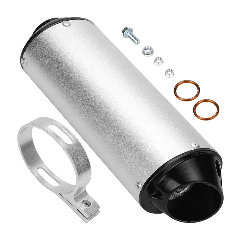 Zzz Pipa Knalpot Motor Universal 28 / 32 / 38mm Dengan Bracket Geser