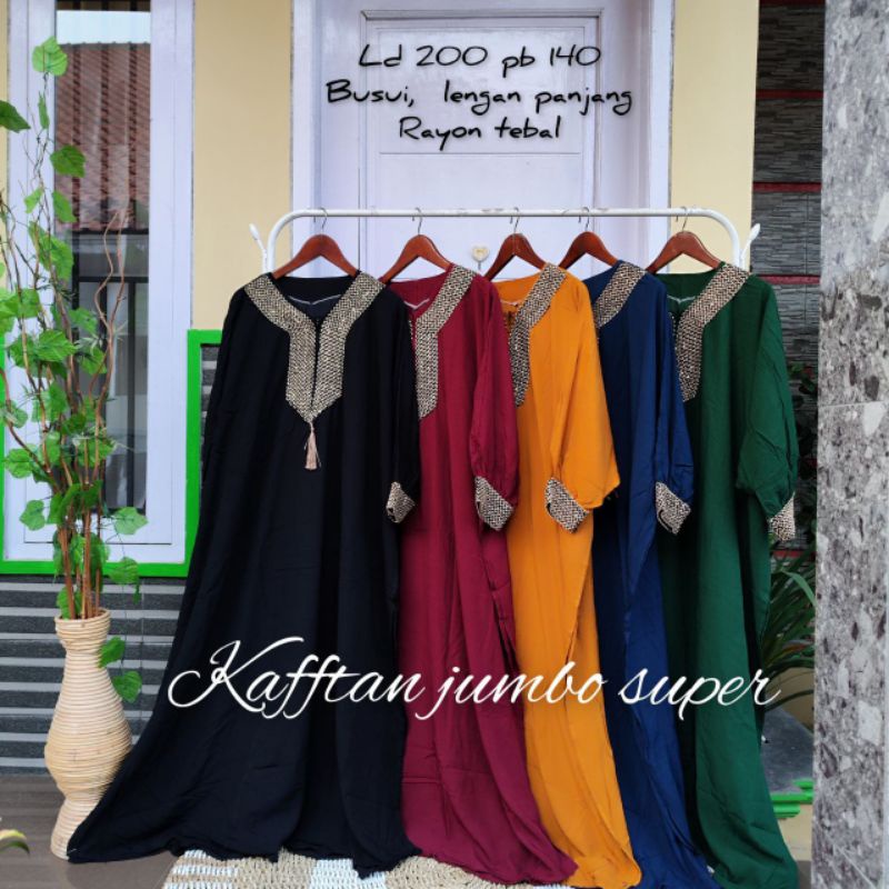 KAFTAN MEWAH KAMILA SUPER JUMBO BUSUI