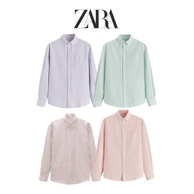 Zara Striped Cotton Shirt