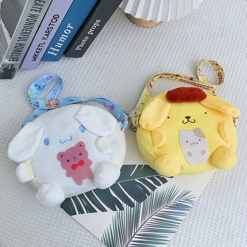 Drozenb Tas Selempang Wanita Boneka Import Model Korea/Tas Selempang Sanrio/Tas Boneka Slingbag Anak