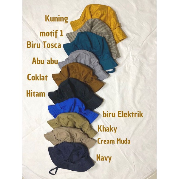 BUCKET HATS DEWASA || TOPI TALI