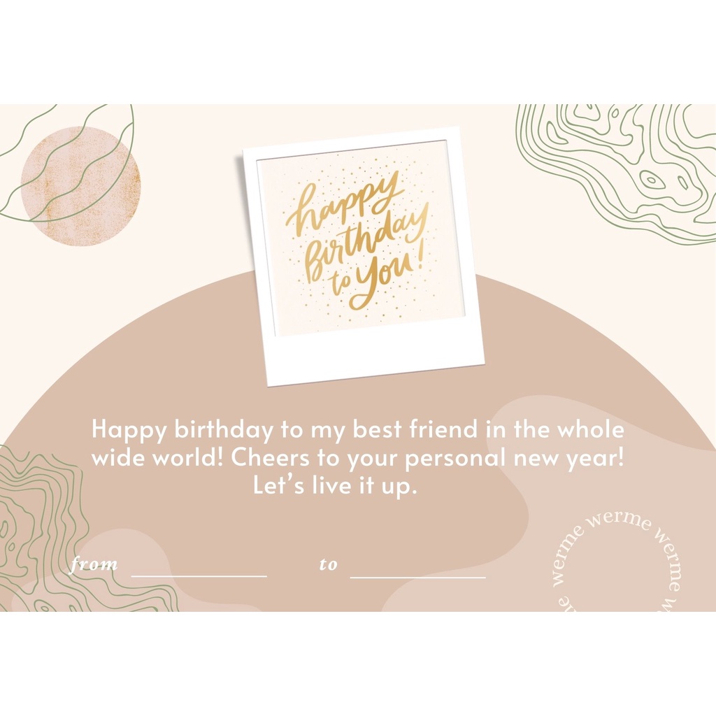WERME - Greeting Cards - Kartu Ucapan