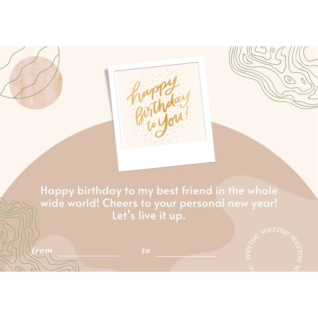 WERME - Greeting Cards - Kartu Ucapan