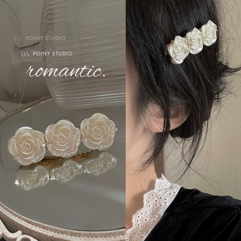 JEPIT PONI MINI BUNGA FLOWER SMALL HAIRPIN BANGS JEPITAN RAMBUT KECIL AKSESORIS KOREA KOREAN STYLE HITS TREND HAIR CLIP HAIRPIN FAIRY RETRO FRENCH VINTAGE