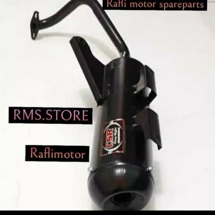 Knalpot Bobokan Racing Mber Merk Csr Jenis Standar Motor Beat Fi Karbu