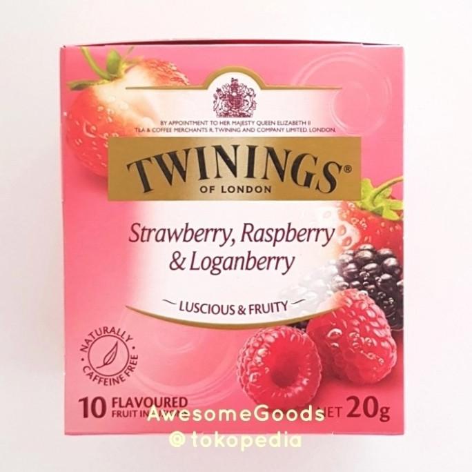 

TERBARU Twinings Strawberry, Raspberry & Loganberry 10 Tea Bags /KOPI RUBE/KOPI KAPAL API/KOPI SLB/KOPI PEJUANG/KOPI BUBUK