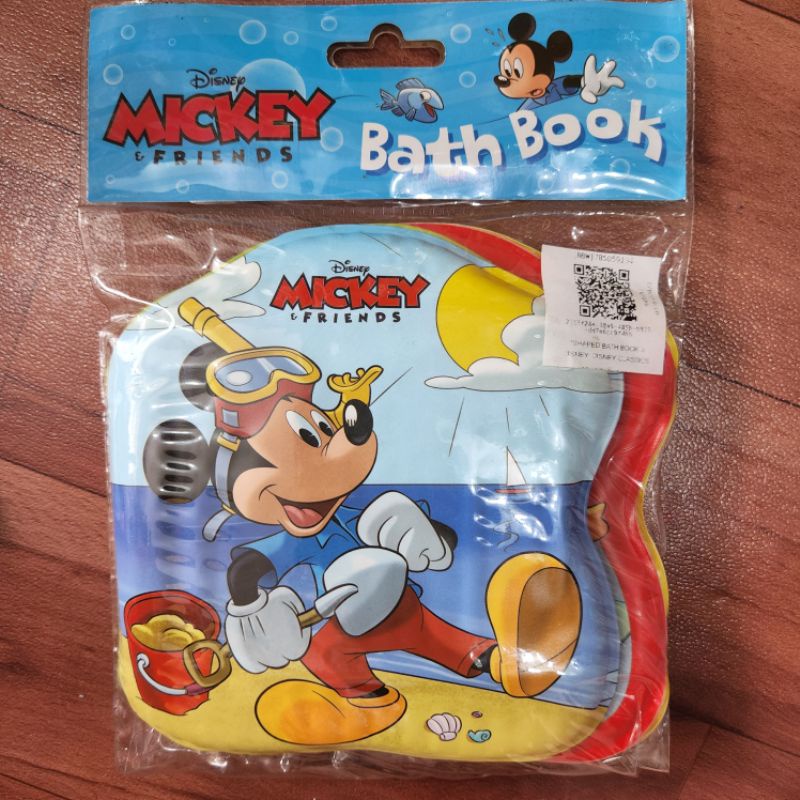 SALE buku anak import bbw bath book mickey