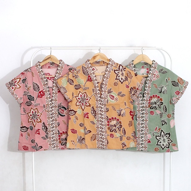 Atasan Batik BV RA-19A/ BA-319A/ SA-13G/ Blouse Batik Wanita