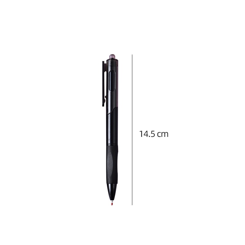 5pcs Pulpen Tinta Gel Hitam 0.5mm Retractable Portable Untuk Pelajar