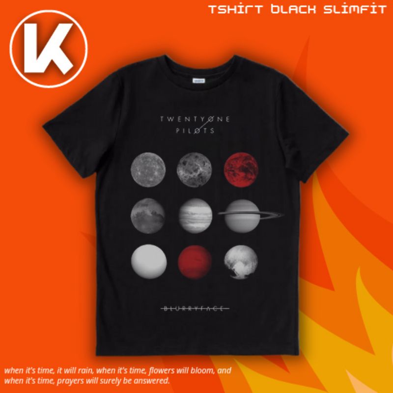 KAOS BAND TWENTY ONE PILOTS BLURRY FACE | KAOS | T SHIRT | TWENTY ONE PILOTS