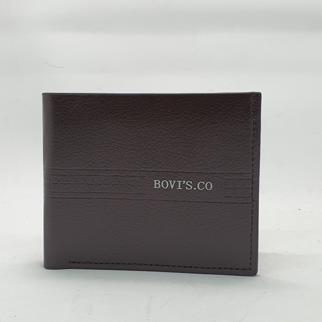 Dompet Pria Import Original Branded 100% Bovis Model Keren Terbaru Kulit PU Sintetis Kualitas Distro