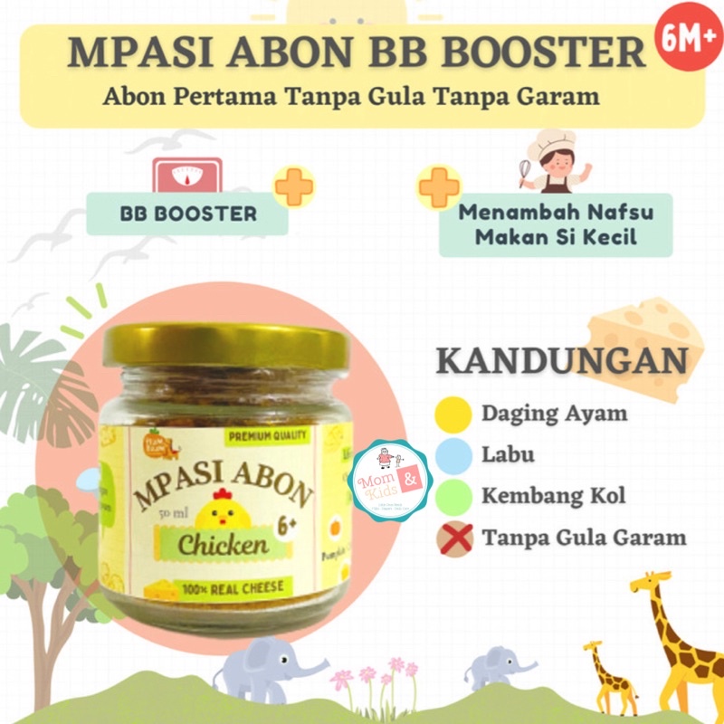 Plum &amp; Blum MPASI Abon Bayi BB Booster Sapi Ayam Ikan | PlumandBlum