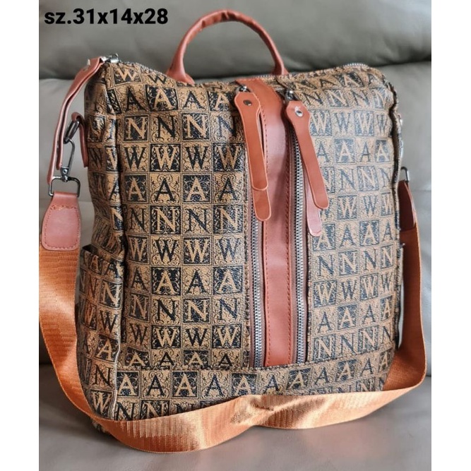 ( 2 PC 1 Kg ) ZM1049-56 New Arrival 2022 Tas Ransel Wanita import Backpack bisa di Selempang