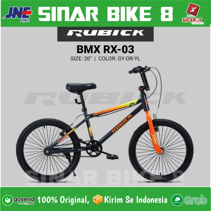 Sepeda Anak Laki Ukuran 20 Inch BMX RUBICK RX 03